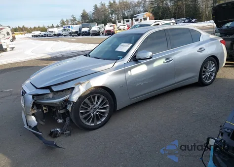 2019 Infiniti Q50 3.0T Luxe z USA, uszkodzony, nr VIN JN1EV7AP6KM515658